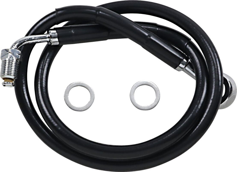 Drag Specialties Extended Length Stainless Steel Brake Line Fits Harley-Davidson Softail Models 2018-2024