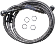 Drag Specialties Stainless Steel Brake Line Kit Fits Harley-Davidson Sportster Models 2018-2021
