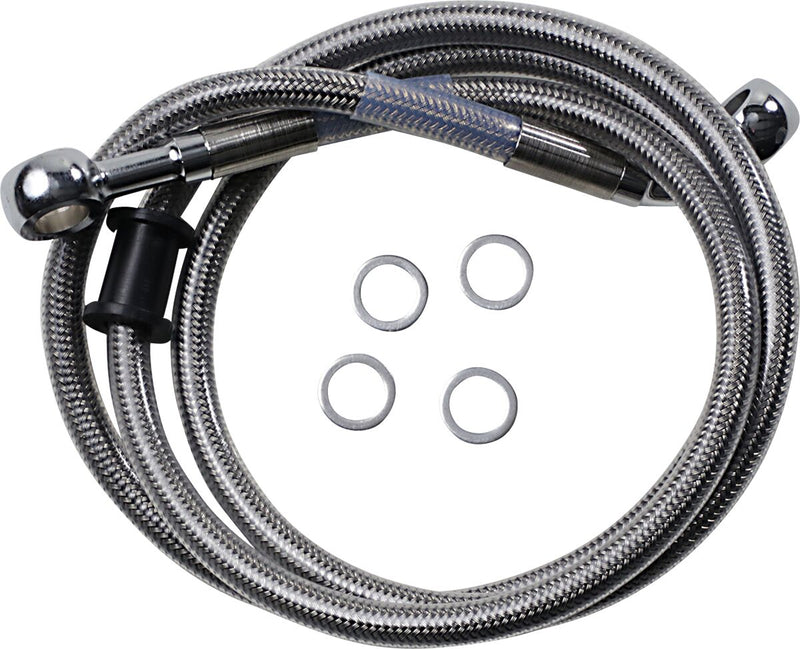 Drag Specialties Stainless Steel Brake Line Kit Fits Harley-Davidson Sportster Models 2018-2021