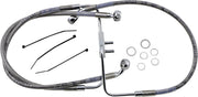 Drag Specialties Stainless Steel Brake Line Kit Fits Harley-Davidson Softail Models 2018-2023