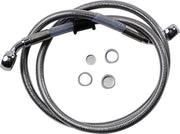 Drag Specialties Stainless Steel Brake Line Kit Fits Harley-Davidson Softail Models 2018-2021