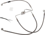 Drag Specialties Stainless Steel Brake Line Kit Fits Harley-Davidson Sportster Models 2017-2020