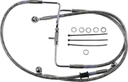 Drag Specialties Extended Length Stainless Steel Brake Line Fits Harley-Davidson Sportster Models 2017-2020