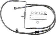 Drag Specialties Extended Length Stainless Steel Brake Line Fits Harley-Davidson Sportster Models 2017-2020