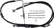 Drag Specialties Extended Length Stainless Steel Brake Line Fits Harley-Davidson Sportster Models 2017-2020