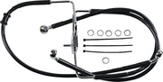 Drag Specialties Extended Length Stainless Steel Brake Line Fits Harley-Davidson Sportster Models 2017-2020