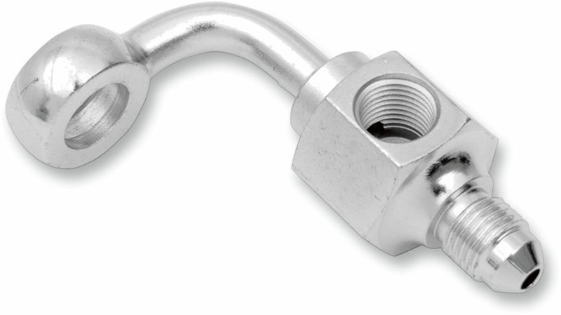 Drag Specialties Chrome Steel Banjo Fitting - Each