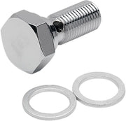 Drag Specialties Universal Chrome Steel Banjo Bolt