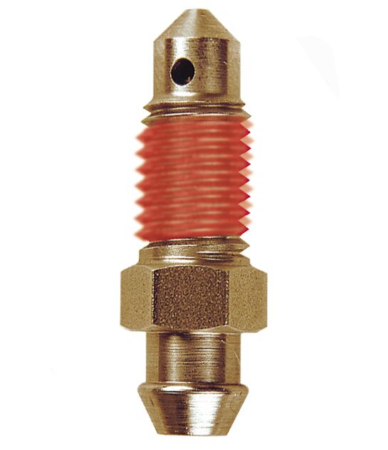 Goodridge Bleeder Nipples, Bleeder Nipple Cap and Speed Bleeders Carbon Steel Zinc Plated #BN506PSB