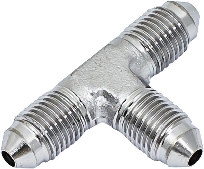 Goodridge Brake Line Tee Fitting Silver Junction Block Stainless Steel #AN824-03C