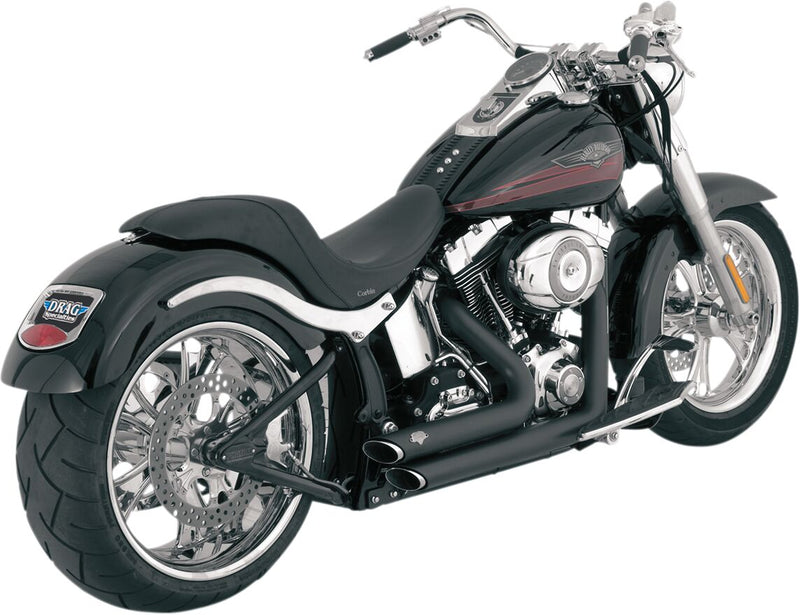 Vance & Hines Shortshots Staggered Performance Exhaust Kit NON-PCX In Black For Harley-Davidson 1986-2017 Softail Motorcycles