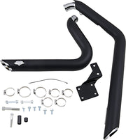Vance & Hines Shortshots Staggered Performance Exhaust Kit NON-PCX In Black For Harley-Davidson 1986-2017 Softail Motorcycles