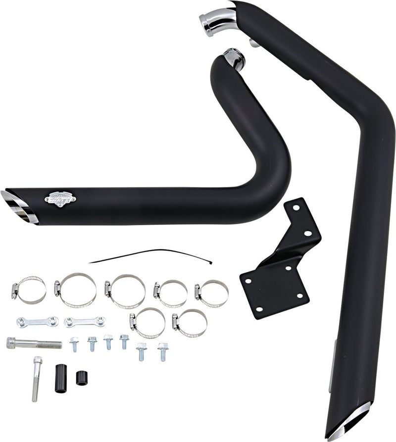 Vance & Hines Shortshots Staggered Performance Exhaust Kit NON-PCX In Black For Harley-Davidson 1986-2017 Softail Motorcycles
