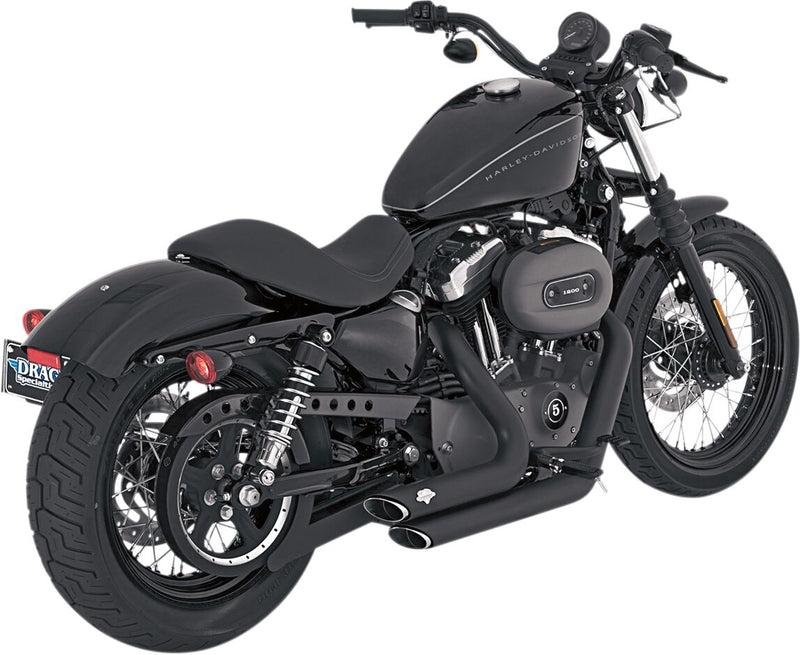 Vance & Hines Shortshots Staggered NON-PCX In Black For Harley-Davidson 2004-2013 Sportster Motorcycles