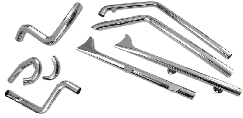 Bassani Fishtail True Dual Exhaust System #1S26E-30