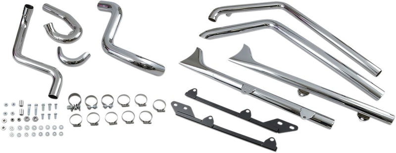 Bassani Fishtail True Dual Exhaust System #1S26E-30