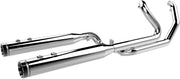 Khrome Werks Chrome Dominator 2:2 3-Stepped Header, 4.5" Mufflers W/Tracer Tips for 2009-2016 Harley-Davidson Touring Motorcycles