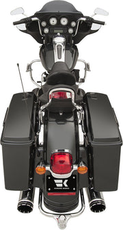 Khrome Werks Chrome Dominator 2:2 3-Stepped Header, 4.5" Mufflers W/Tracer Tips for 2009-2016 Harley-Davidson Touring Motorcycles