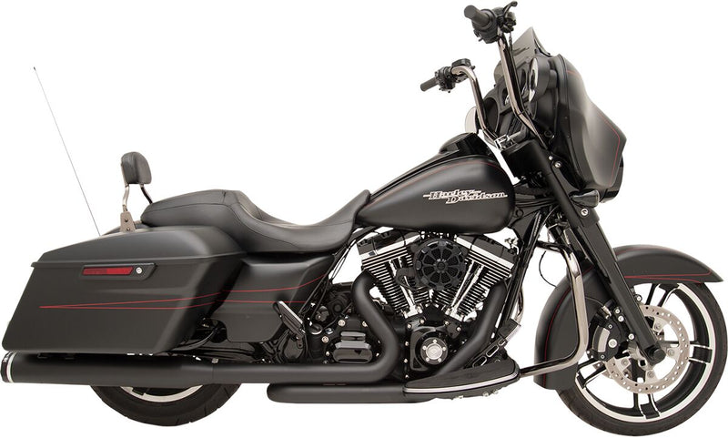 Khrome Werks 2-into-2 Dominator Exhaust System - Straight, Each - Black for Harley-Davidson Touring 2009-2016