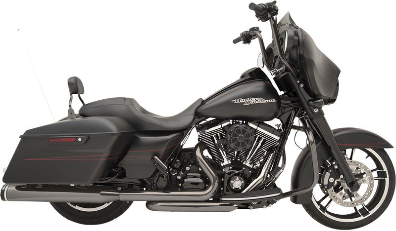 Khrome Werks Eclipse Dominator 2:2 3-Stepped Header, 4.5" Mufflers W/Tracer Tips for 2009-2016 Harley-Davidson Touring Motorcycles