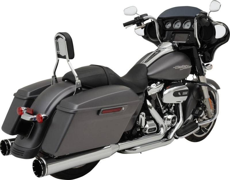 Khrome Werks 2-into-2 Dominator Exhaust System - Each - Chrome for Harley-Davidson Touring 2017-2024