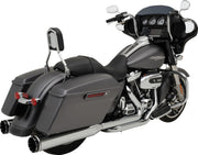 Khrome Werks Chrome Dominator 2:2 3-Step Header 4.5" Mufflers W/Tracer Tips for 2017-2025 Harley-Davidson Touring Motorcycles