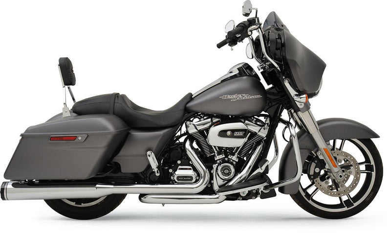 Khrome Werks Chrome Dominator 2:2 3-Step Header 4.5" Mufflers W/Tracer Tips for 2017-2025 Harley-Davidson Touring Motorcycles