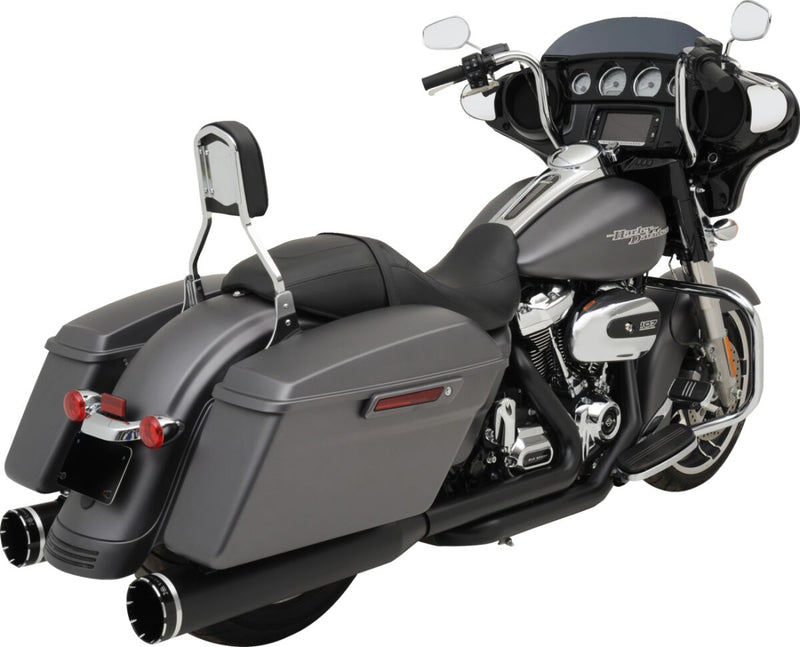 Khrome Werks 2-into-2 Dominator Exhaust System - Each - Black for Harley-Davidson Touring 2017-2024