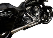 Trask Stainless Assault 2-into-1 Straight Exhaust for 2009-2016 Harley-Davidson Touring Models Stainless Steel Fitment Harley-Davidson
