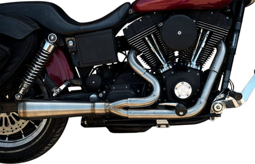 Trask Stainless Steel Assault 2-into-1 Exhaust for 1991-2005 Harley-Davidson Dyna