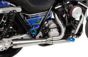 Trask Stainless Steel Assault 2-into-1 Exhaust for 1984-1994,1999-2000 Harley-Davidson FXR Motorcycles Raw #TM-5030
