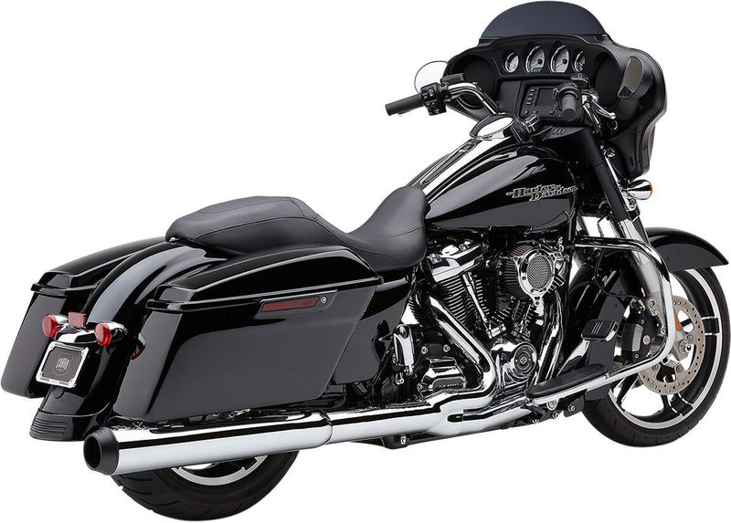 Cobra Powr-flo 2:1 Exhaust System - Straight, Each, Full System - Chrome for Harley-Davidson Touring 2017-2025