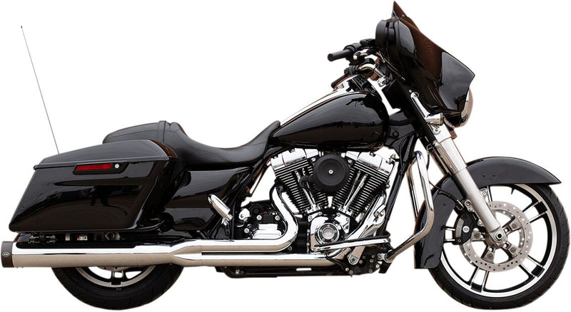S&S Cycle Chrome Sidewinder 2-into-1 Exhaust System for 1995-2016 Harley-Davidson Touring Models #550-0776