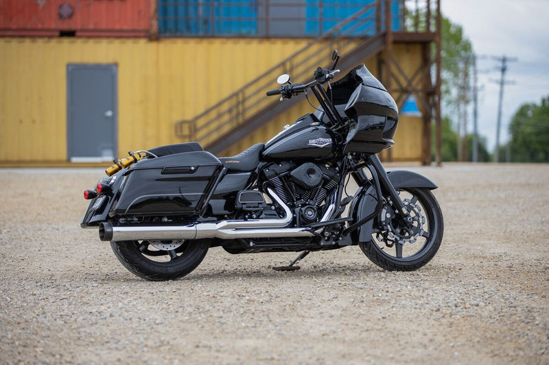 S&S Cycle Chrome Sidewinder 2-into-1 Exhaust System for 1995-2016 Harley-Davidson Touring Models #550-0776