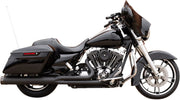 S&S Cycle Black Sidewinder 2-into-1 Exhaust System for 1995-2009 Harley-Davidson Touring Models #550-0777