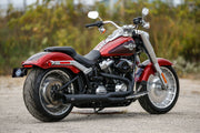 S&S Cycle Ceramic Black Superstreet 2 into 1 Exhaust System for 2018-2022 Harley-Davidson Softail