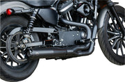 S&S Cycle Black Superstreet 2:1 50 State Exhaust System for 2014-2022 Harley-Davidson Sportster #550-0952A