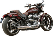 S&S Cycle Chrome SuperStreet 2:1 50 State Exhaust System for 2018-2022 Harley-Davidson Softail