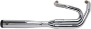 S&S Cycle Chrome SuperStreet 2:1 50 State Exhaust System for 2018-2022 Harley-Davidson Softail #550-0847B