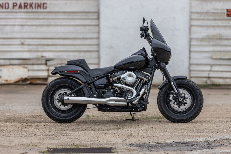 S&S Cycle Chrome SuperStreet 2:1 50 State Exhaust System for 2018-2022 Harley-Davidson Softail #550-0847B