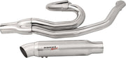 Bassani Chrome Road Rage 2:1 w/Hot Rod Turnout Exhaust System for 2007-2016 Harley-Davidson Touring Motorcycles