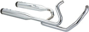 S&S Cycle Chrome w/Black Thruster Endcaps 2 Into 2 El Dorado Exhaust System for 2017-2025 Harley-Davidson Touring Models #550-0699C