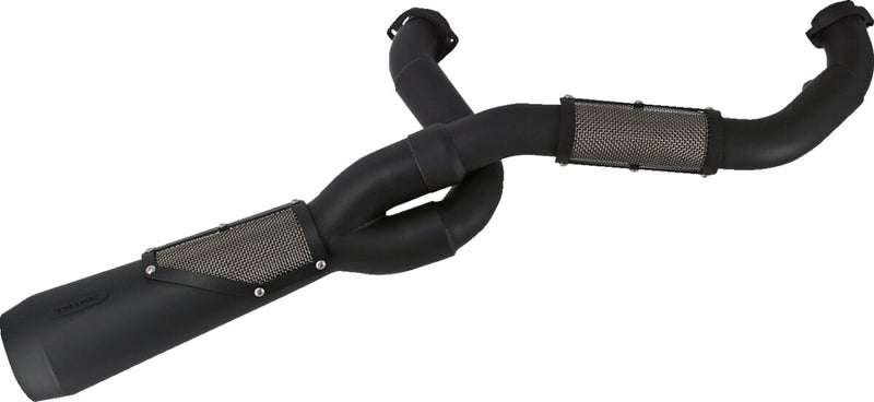 Trask 2-into-1 Big Sexy Exhaust System - Stainless Steel, Each - Black for Harley-Davidson Touring 1999-2016