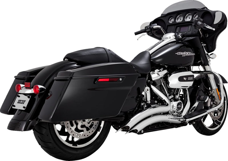 Vance & Hines Big Radius Exhaust System - Each - Chrome for Harley-Davidson Touring 2017-2025