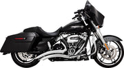 Vance & Hines Big Radius 2 Into 2 Exhaust Kit With PCX Technology In Chrome For Harley-Davidson 2017-2023 Touring Models