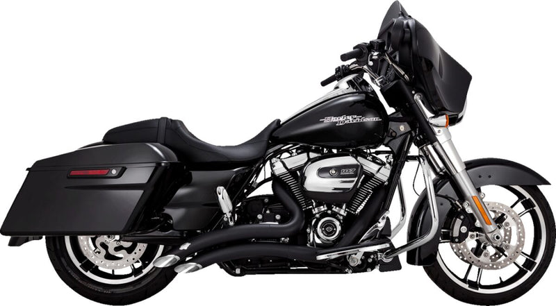 Vance & Hines Big Radius 2 Into 2 Exhaust Kit With PCX Technology In Black For Harley-Davidson 2017-2023 Touring Models