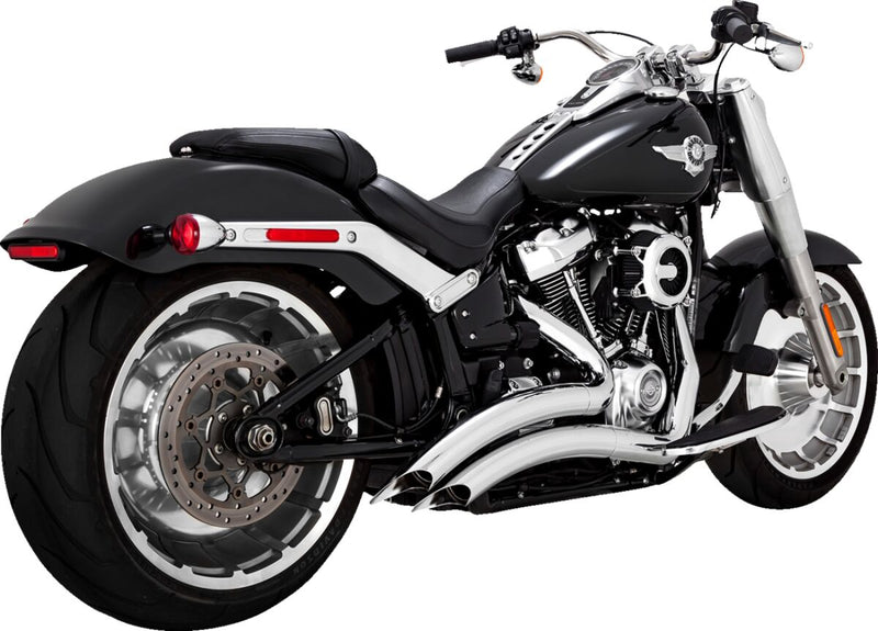 Vance & Hines Big Radius Exhaust System - Each - Chrome for Harley-Davidson Softail & Dyna 2018-2024