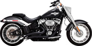 Vance & Hines Big Radius Exhaust Kit With PCX Technology In Black For Harley-Davidson 2018-2024 Softail Fatboy, Breakout & King Models