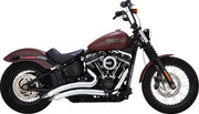Vance & Hines Big Radius 2 Into 2 Exhaust Kit With PCX Technology In Chrome For Harley-Davidson 2018-2024 Softail Models