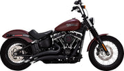 Vance & Hines Big Radius 2 Into 2 Exhaust Kit With PCX Technology In Black For Harley-Davidson 2018-2024 Softail Models
